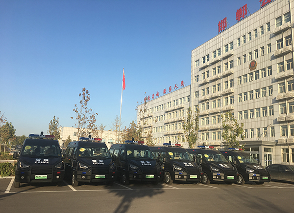 河北邯鄲12臺(tái)警用巡邏車列裝上崗(圖2)