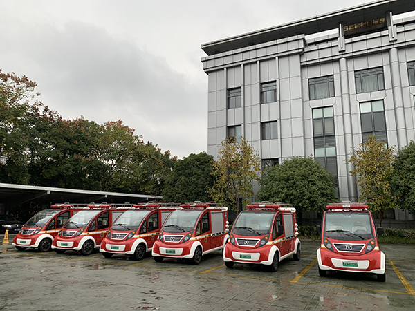 電動(dòng)消防巡邏車“上崗”城市消防安全有保障(圖1)