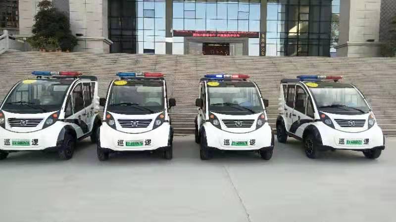 福建漳州電動(dòng)巡邏車列裝上崗(圖1)
