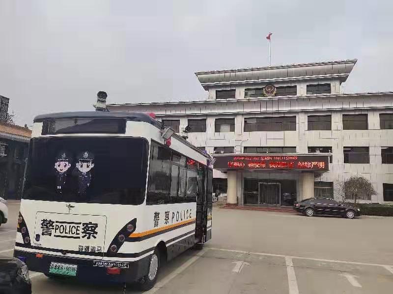 守護(hù)“平安城墻”  山西臨汾移動(dòng)警務(wù)室列裝上崗(圖1)