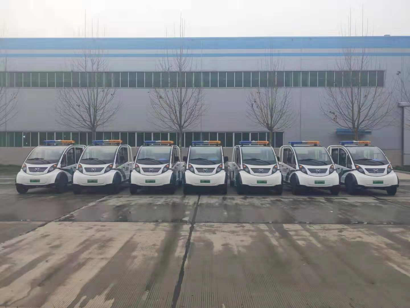 提升旅游服務(wù)質(zhì)量   蘭考電動巡邏車發(fā)車(圖1)