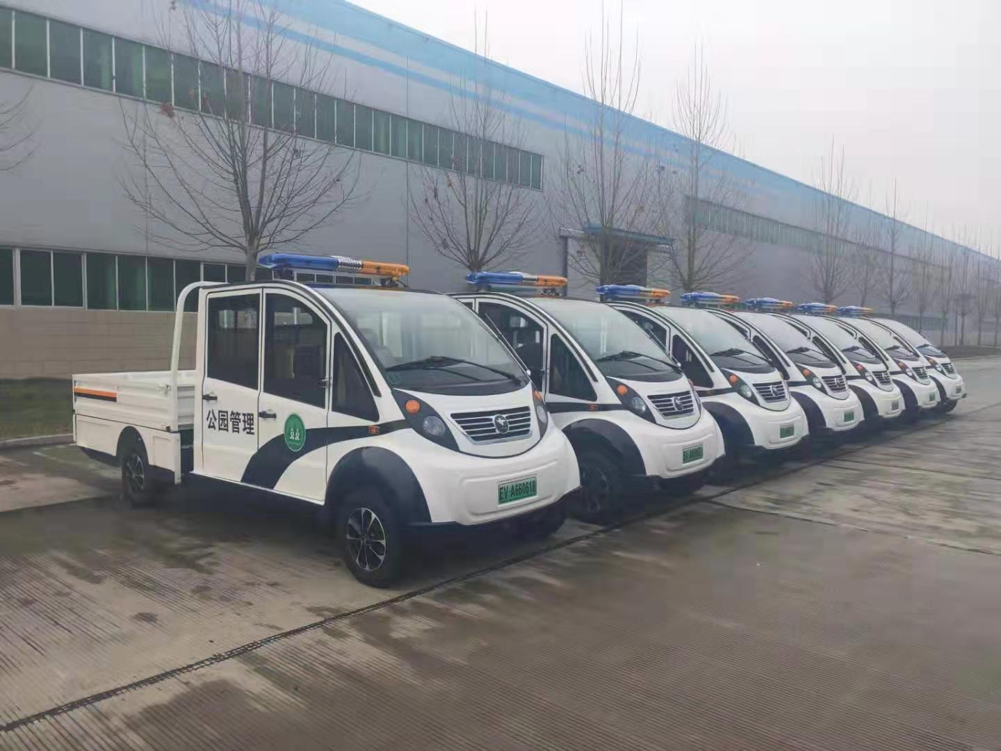 提升旅游服務(wù)質(zhì)量   蘭考電動巡邏車發(fā)車(圖2)