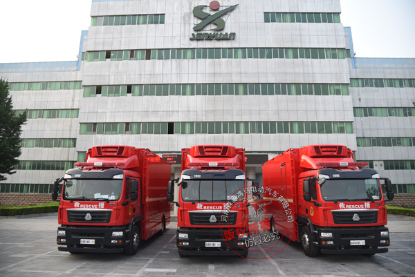 戰(zhàn)勤保障“新兵”入伍||陜西消防總隊采購3臺冷藏車(圖1) 戰(zhàn)勤保障“新兵”入伍||陜西消防總隊采購3臺冷藏車(圖1)