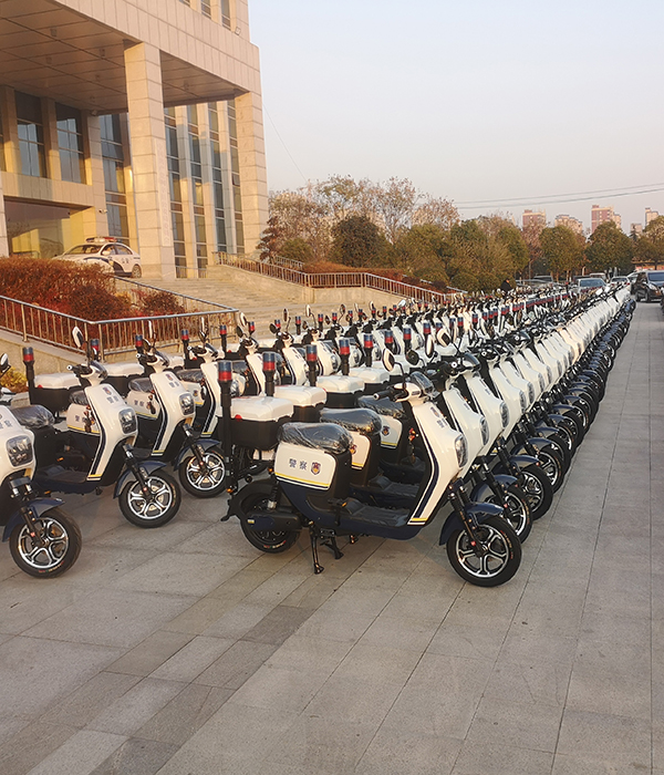 168臺(tái)電動(dòng)兩輪巡邏車駛向安徽利辛縣治安一線(圖4)
