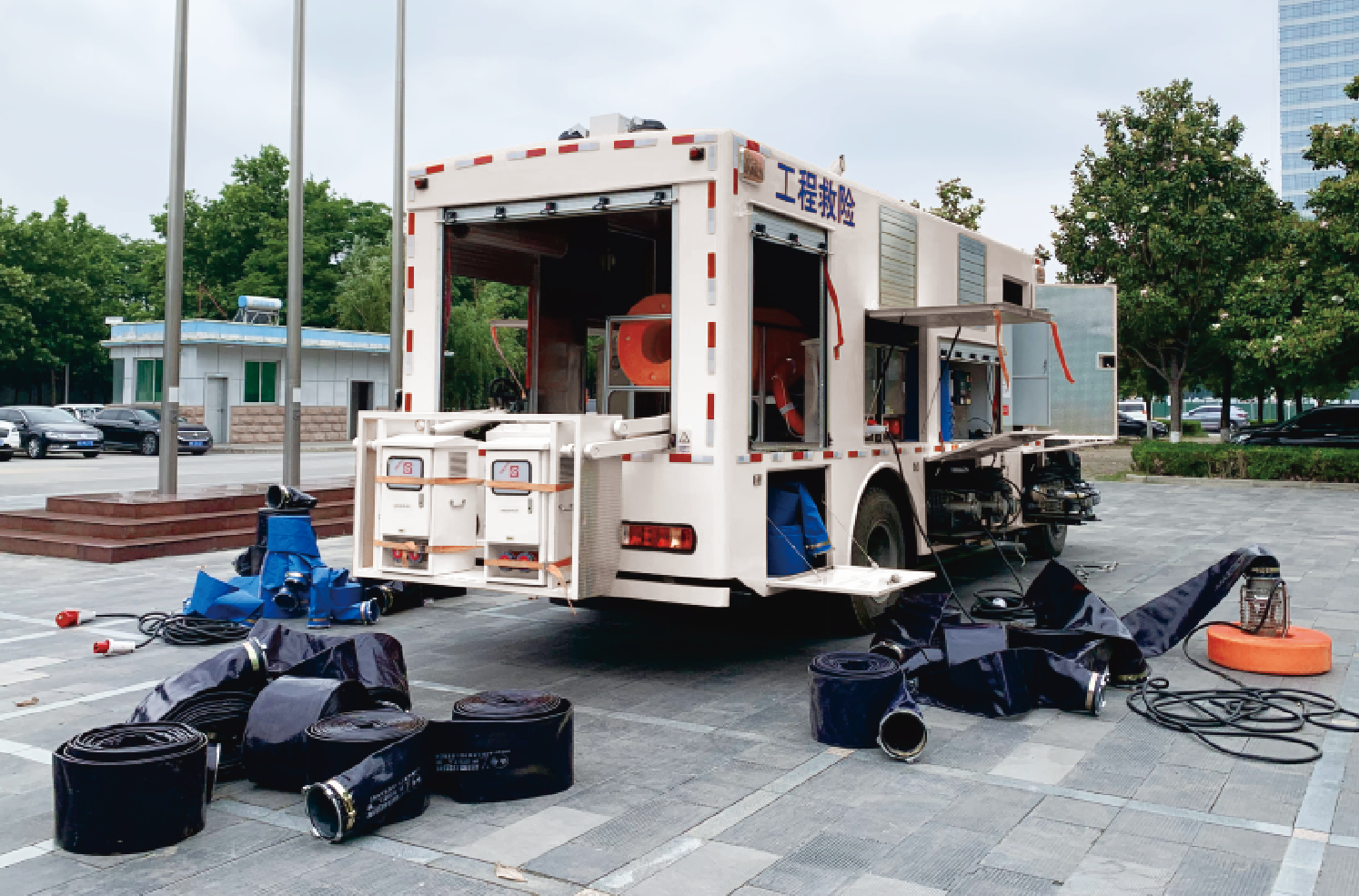 森源鴻馬排澇車：城市內(nèi)澇中的應(yīng)急搶險利器(圖5)
