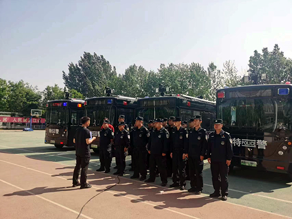 強化巡邏防控 當好平安守護者||河北移動警務(wù)室上崗(圖1)