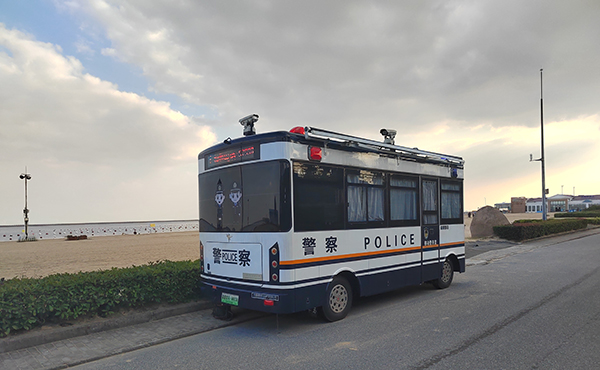 森源鴻馬移動警務室亮相上海街頭！保平安新“利器”來啦(圖2)