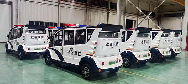助力平安建設(shè) 治安再添新力量||森源鴻馬電動(dòng)巡邏車發(fā)往云南(圖5)