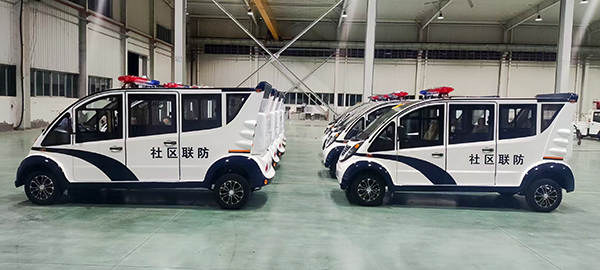 助力平安建設(shè) 治安再添新力量||森源鴻馬電動(dòng)巡邏車發(fā)往云南(圖4)