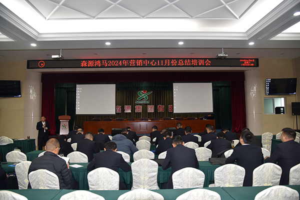 森源鴻馬 11 月份總結(jié)培訓(xùn)大會：砥礪前行，共鑄輝煌(圖1)