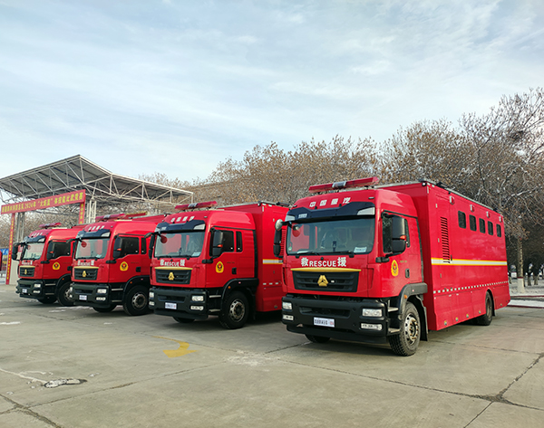 森源鴻馬戰(zhàn)勤保障車輛交付新疆||助力應(yīng)急保障能力提升(圖3)