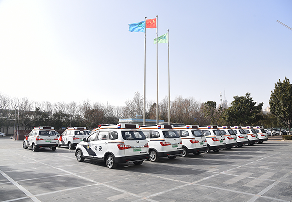安陽(yáng)市20臺(tái)電動(dòng)巡邏車駛向治安一線(圖7)