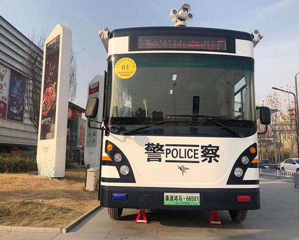 陜西西安移動(dòng)警務(wù)室上崗執(zhí)勤(圖2)