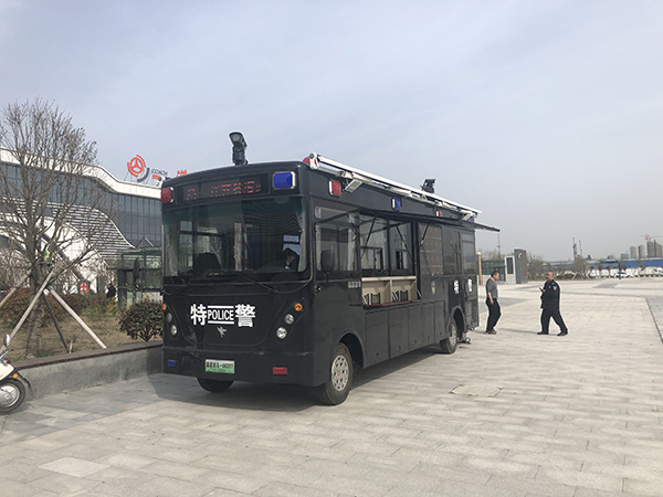 江蘇灌南縣移動(dòng)警務(wù)室上崗，推進(jìn)街面警務(wù)新模式！(圖1)