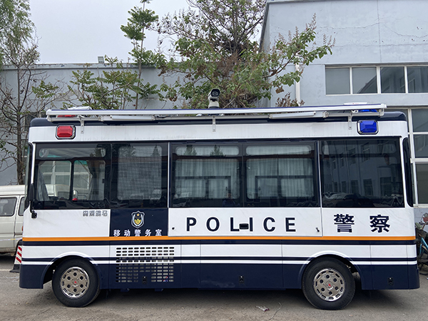 河北滄州移動(dòng)警務(wù)室上崗執(zhí)勤(圖1)