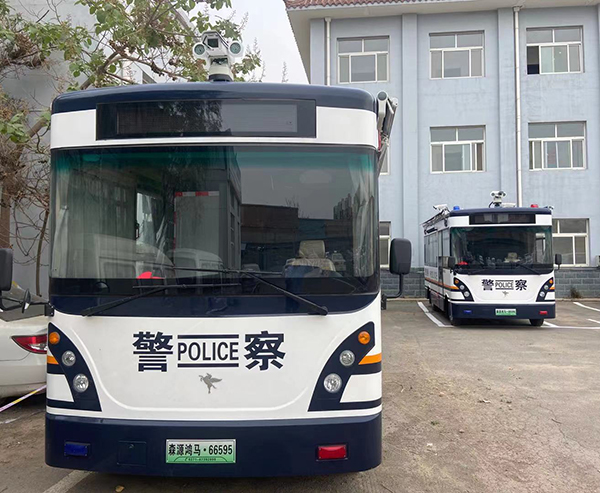 河北滄州移動(dòng)警務(wù)室上崗執(zhí)勤(圖2)