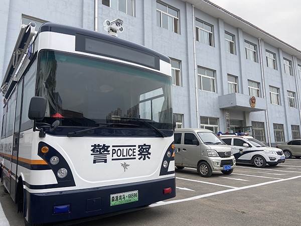 河北滄州移動(dòng)警務(wù)室上崗執(zhí)勤(圖4)