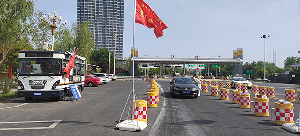 強化治安管理 助力疫情防控||江蘇淮安市移動警務(wù)室上崗執(zhí)勤(圖2)