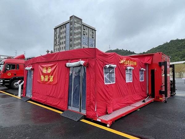 貴州省消防救援總隊(duì)召開2022年后勤工作會(huì)議||森源鴻馬“1+N”智能方艙現(xiàn)場(chǎng)觀摩(圖4) 貴州省消防救援總隊(duì)召開2022年后勤工作會(huì)議||森源鴻馬“1+N”智能方艙現(xiàn)場(chǎng)觀摩(圖4)