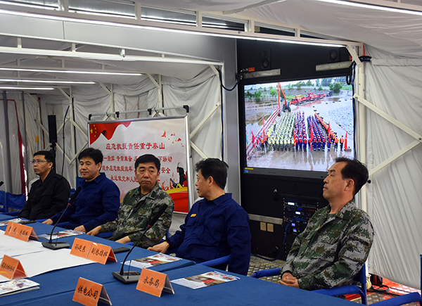 森源鴻馬智能指揮方艙圓滿完成長春新立城水庫防汛搶險應(yīng)急演練(圖7) 森源鴻馬智能指揮方艙圓滿完成長春新立城水庫防汛搶險應(yīng)急演練(圖7)