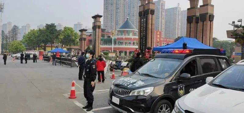 奮戰(zhàn)“疫”線丨衡陽(yáng)縣公安向“疫”而行，筑起“藏藍(lán)”防線！(圖1)