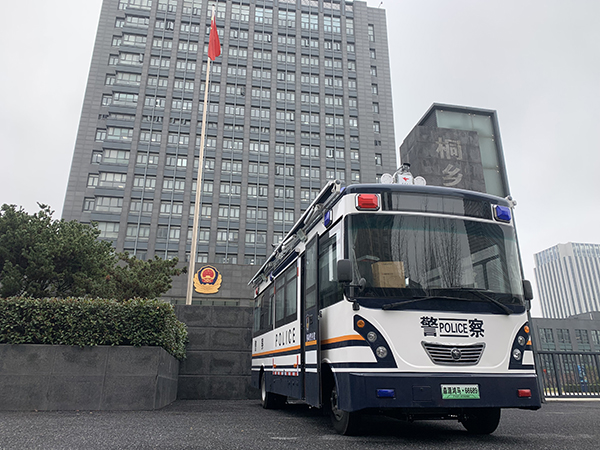 浙江桐鄉(xiāng)：森源鴻馬智慧警務(wù)便民工作站上崗，讓平安看得見(圖1)