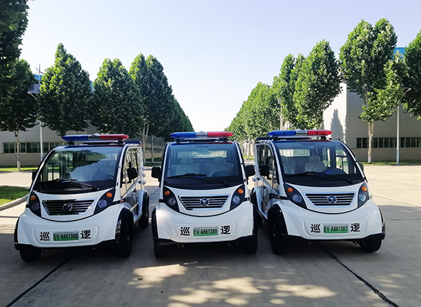 森源鴻馬“藍(lán)精靈”電動(dòng)巡邏車發(fā)往陜西安康市(圖1) 森源鴻馬“藍(lán)精靈”電動(dòng)巡邏車發(fā)往陜西安康市(圖1)