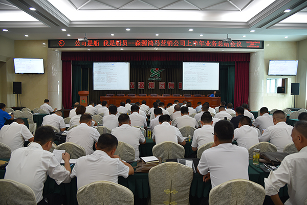 公司是船 我是船員||森源鴻馬召開2023年上半年工作會議(圖3)