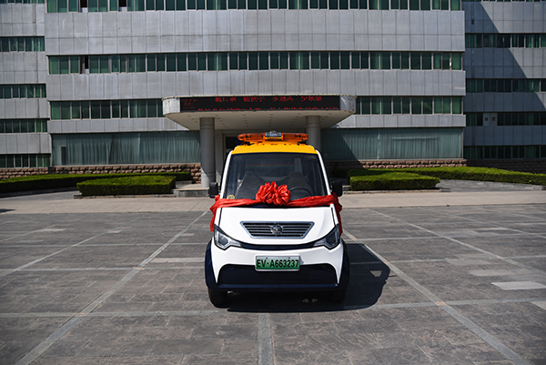 森源鴻馬電動執(zhí)法車發(fā)往廣西南寧(圖1)