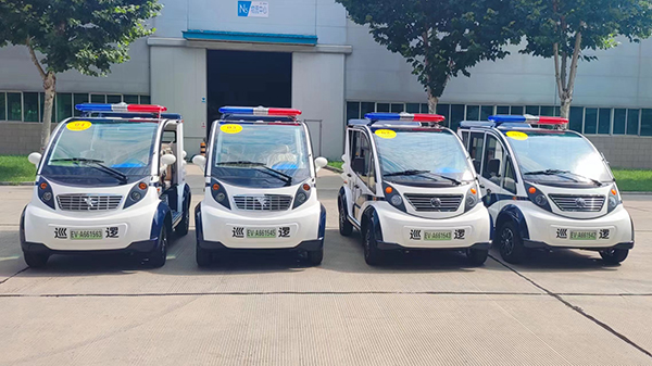 巡邏執(zhí)法必不可少的安全線！森源鴻馬電動巡邏車發(fā)往黑龍江大興安嶺(圖1)