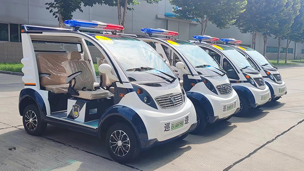 巡邏執(zhí)法必不可少的安全線！森源鴻馬電動巡邏車發(fā)往黑龍江大興安嶺(圖3)