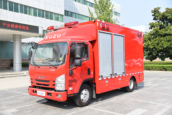 森源鴻馬消防機器人運輸車發(fā)往內(nèi)蒙古鄂爾多斯(圖2)