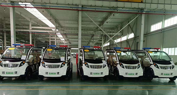 森源鴻馬電動(dòng)巡邏車駛向海南治安一線(圖1)