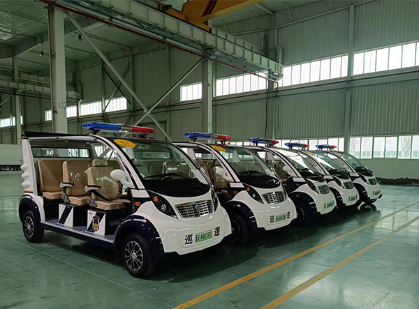 森源鴻馬電動(dòng)巡邏車駛向海南治安一線(圖2)